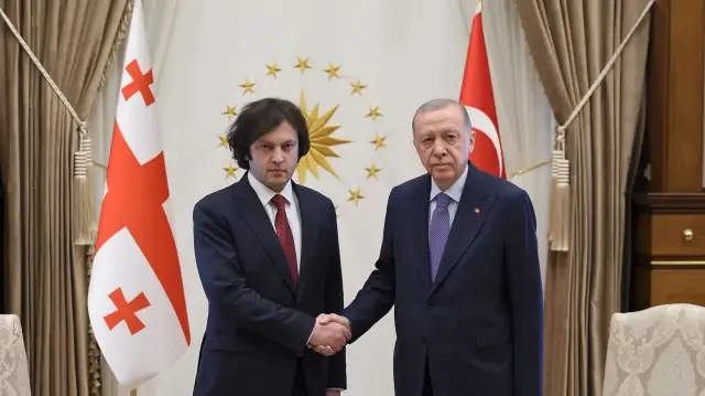 Ираклий Кобахидзе и Реджеп Тайип Эрдоган