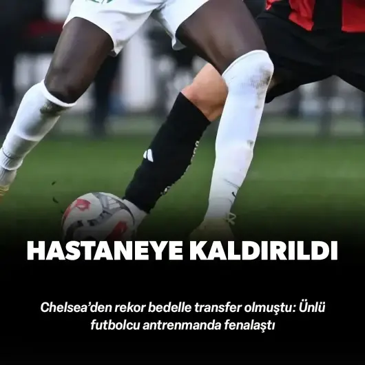 Ünlü futbolcu antrenmanda fenalaştı: Hastaneye kaldırıldı! Kulüpten kritik açıklama