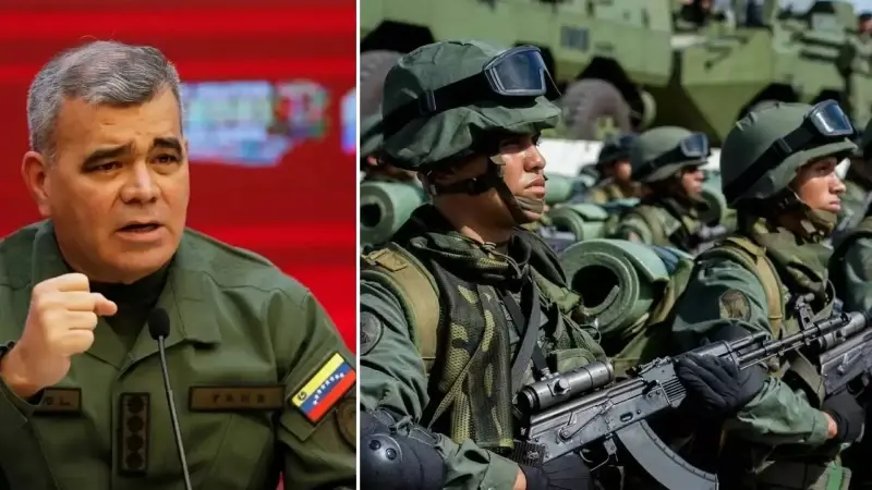 Venezuela Savunma Bakanı Lopez 200 bin askerin seferber edildiğini duyurdu