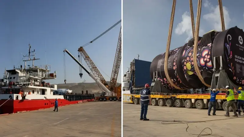 Reaktör basınç kabının montajı, reaktör binasının silindirik kısmının açık üst kısmından "Open Top" teknolojisi kullanılarak yapılacak. Bu teknoloji, güç ünitesindeki inşaat ve montaj işlemlerini optimize etmeye olanak tanıyor.