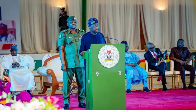 Le Président du Nigéria, Bola Tinubu.