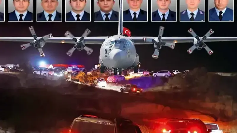 MSB, Azerbaycan-Gürcistan sınırında düşen kargo uçağındaki askerlerin kimlik bilgilerini paylaştı. 