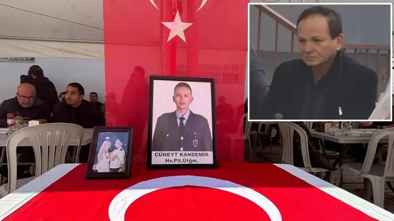 Şehit Üsteğmen Kandemir’in babası Adil Kandemir
