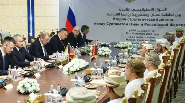 Султан Омана Хайсам бен Тарек Аль Саид встретился с секретарем Совета безопасности РФ Сергеем Шойгу