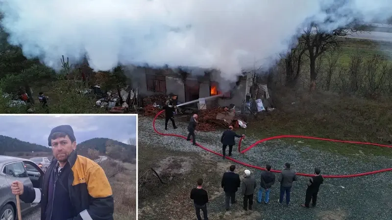 İzzet Demirtaş'ın yaralandığı yangınla ilgili inceleme başlatıldı.