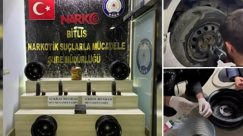 Bitlis'te uyuşturucu operasyonu.