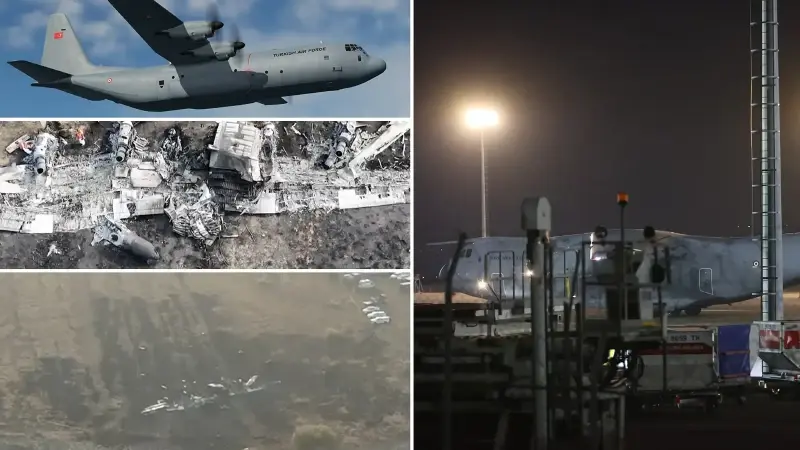 Şehitlerin naaşını taşıyan TSK'ya ait A400M tipi askeri uçak 19.30 sularında Türkiye'ye gelmek üzere Tiflis Uluslararası Havalimanı'ndan ayrılmıştı.