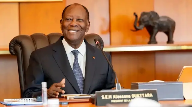 Le Président ivoirien Alassane Ouattara