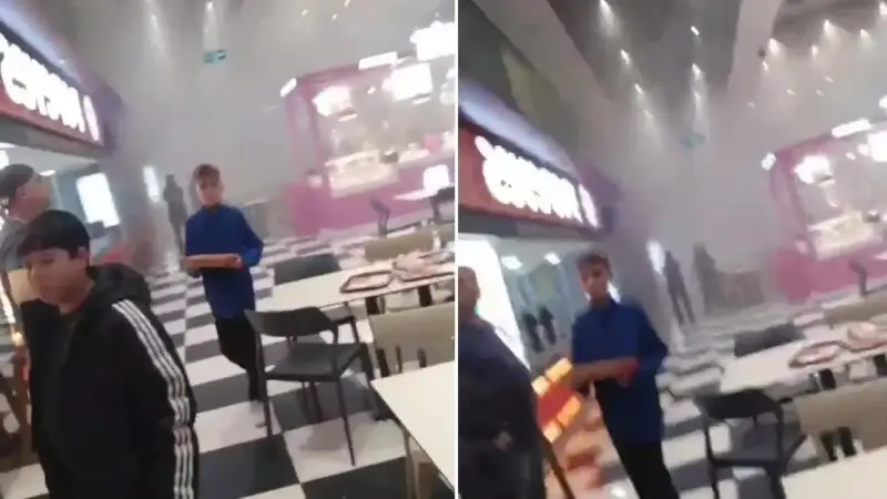 Yemek katında çıkan yangın sonrası vatandaşlar tahliye edildi