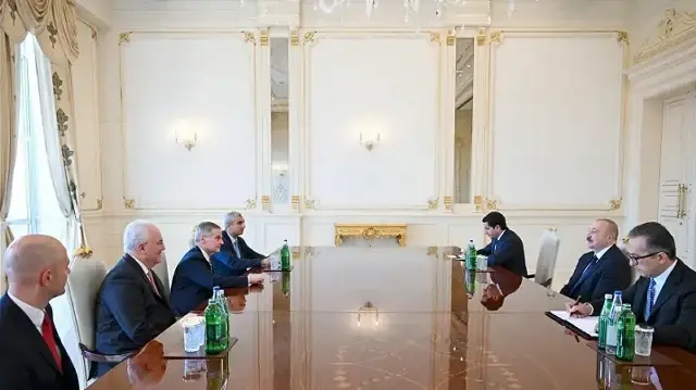 Ильхам Алиев принял делегацию Церкви Иисуса Христа Святых последних дней США 