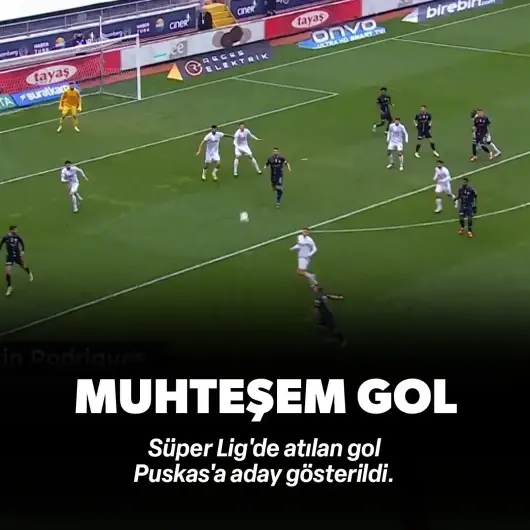 Süper Lig'de atılan gol Puskas'a aday gösterildi: Muhteşem gol