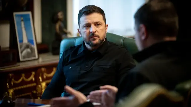 Le Président ukrainien Volodymyr Zelensky.