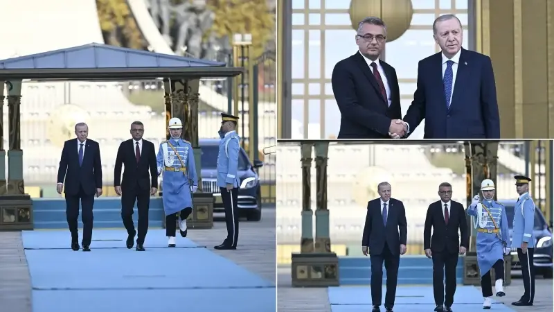 İlk durak Ankara: Kuzey Kıbrıs Türk Cumhuriyeti Cumhurbaşkanı Tufan Erhürman, Cumhurbaşkanı Erdoğan’ın daveti üzerine Türkiye'ye geldi.