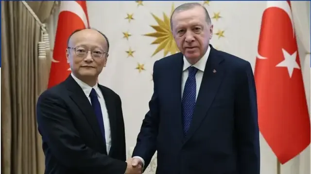 Реджеп Тайип Эрдоган и Масато Канду