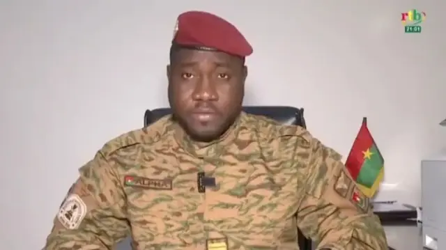 Le capitaine Farouk Azaria Sorgho responsable du "KORAG", une instance chargée de contrôler la mise en œuvre de la vision stratégique du Burkina Faso.