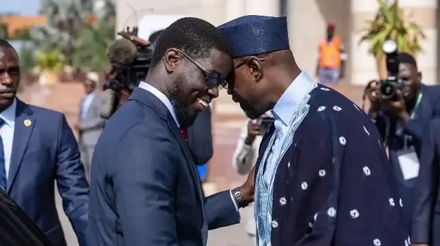 Le Président sénégalais Bassirou Diomaye Faye et son Premier Ministre Ousmane Sonko.