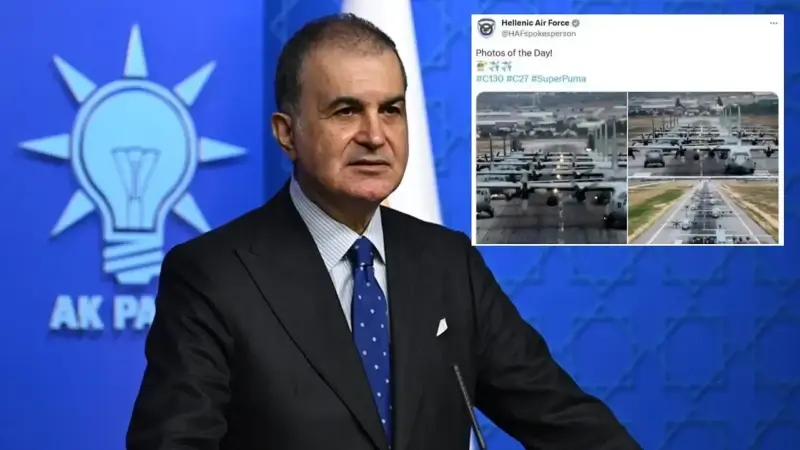 AK Parti Sözcüsü Ömer Çelik'ten Yunanistan'ın C-130 alçaklığına tepki: Gerekli cezaların verilmesini bekliyoruz.