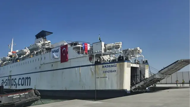 تحمل مساعدات لغزة.. "سفينة الخير" التركية الـ 18 تصل العريش