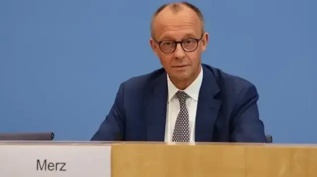 Le chancelier allemand Friedrich Merz. 