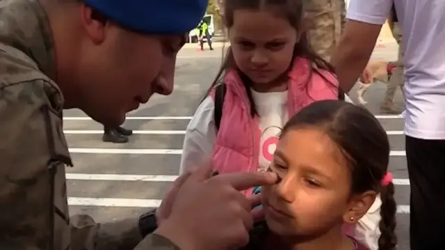 Batman'da jandarma öğrenciler için ara tatilde eğlenceli bir etkinlik düzenledi