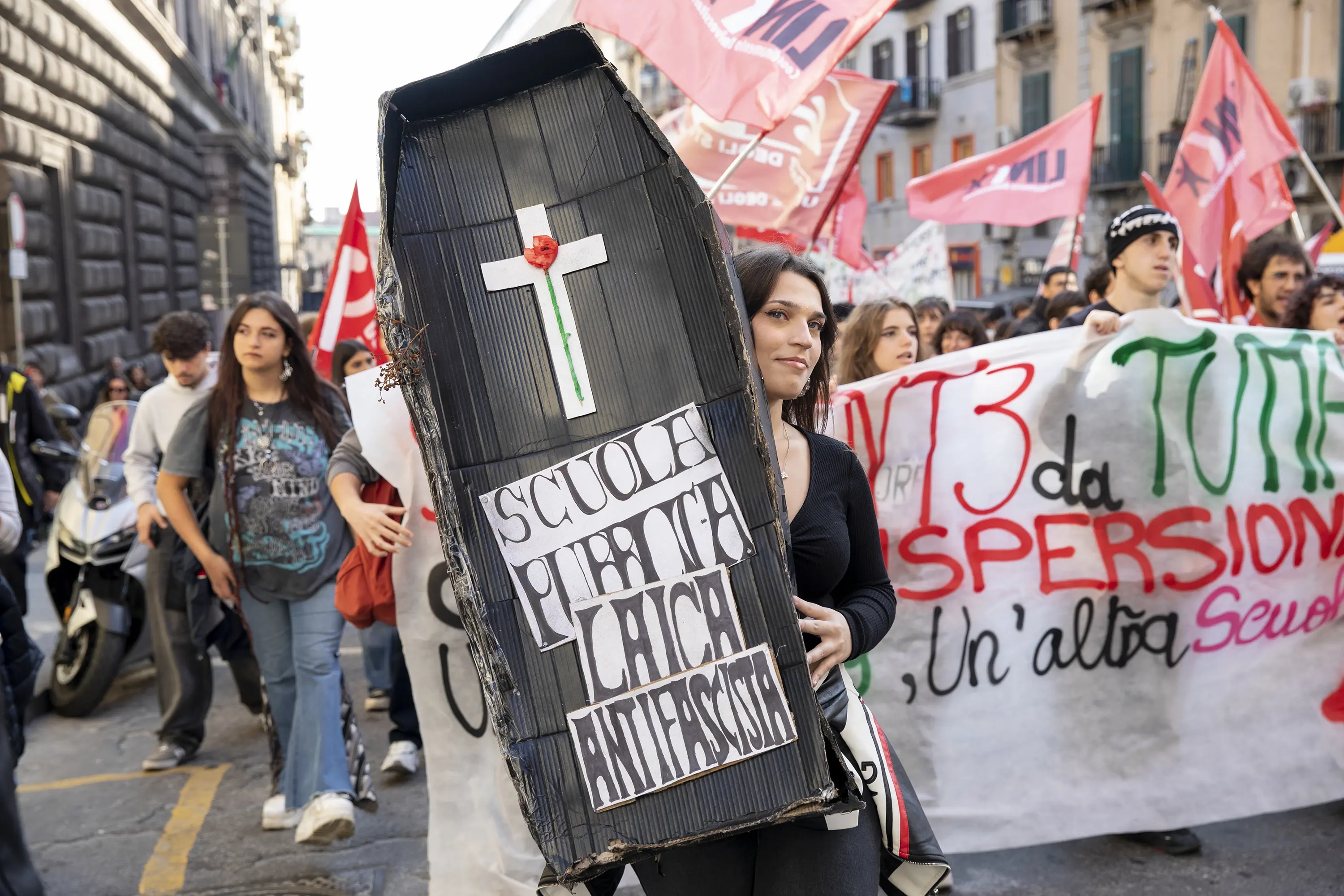 Italian Students Strike Against Government's Pro-Israel Stance

