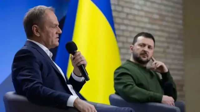 Владимир Зеленский и Дональд Туск