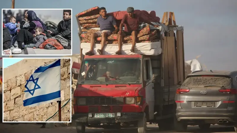 İsrail’in sürgün ettiği Filistinliler saatlerce uçakta bekletildi.