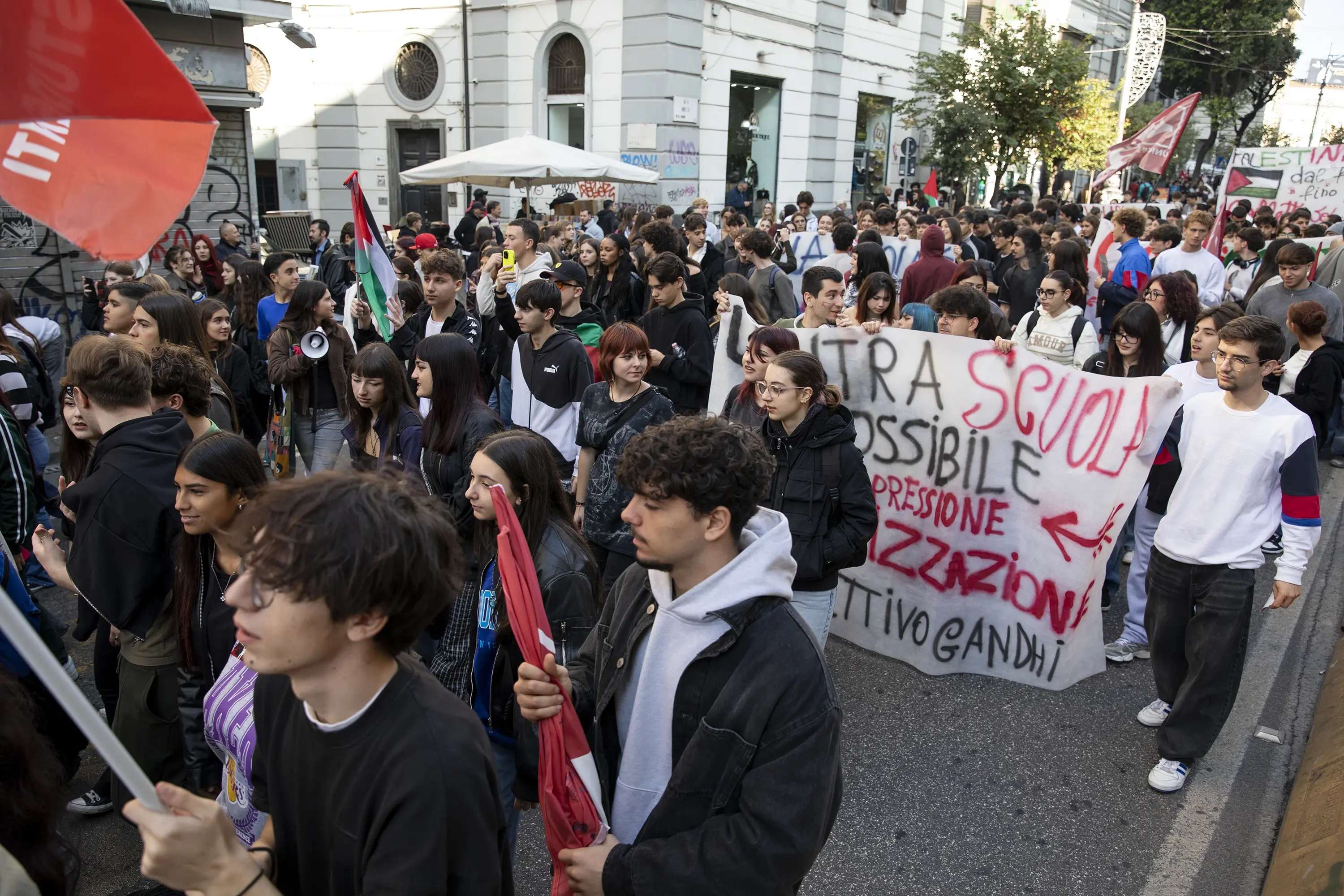 Italian Students Strike Against Government's Pro-Israel Stance

