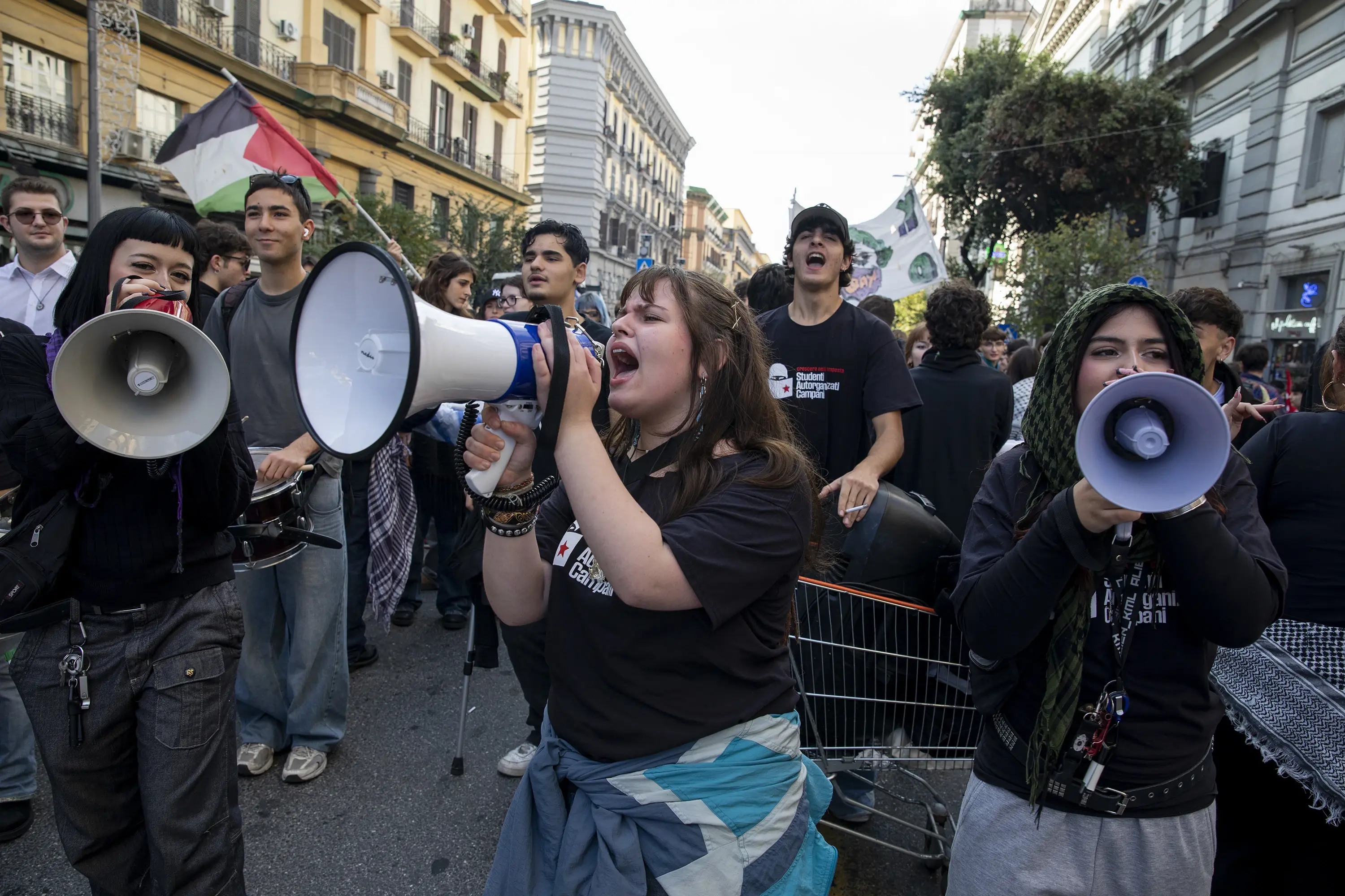 Italian Students Strike Against Government's Pro-Israel Stance

