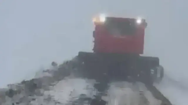 Karlıova'da kar yağışı