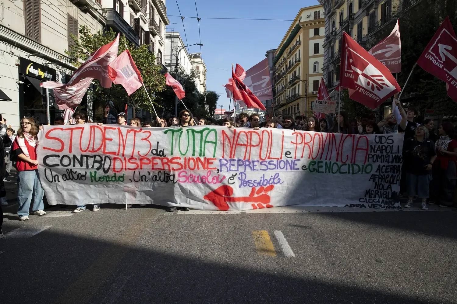 Italian Students Strike Against Government's Pro-Israel Stance

