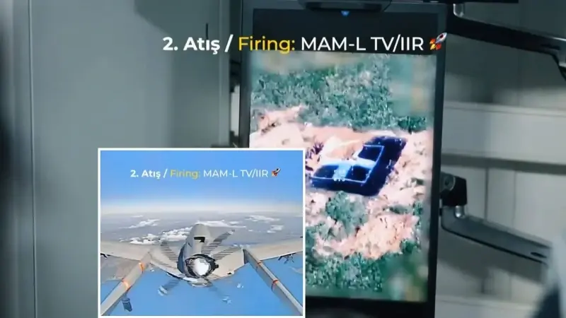 TB3’ten MAM-L IIR atışı: Hedef başarıyla imha edildi