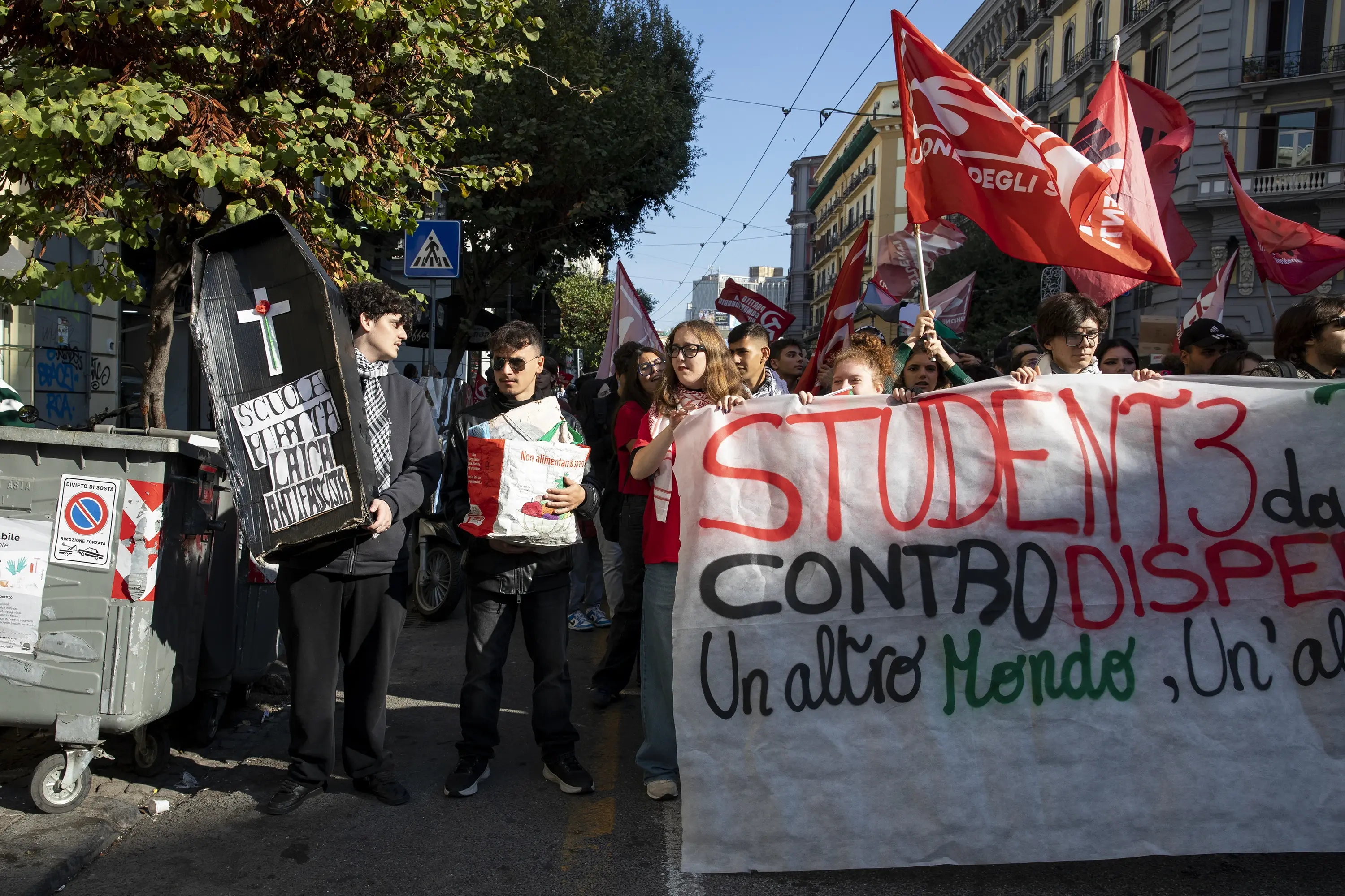 Italian Students Strike Against Government's Pro-Israel Stance


