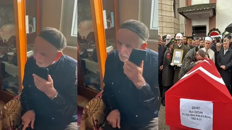 Cumhurbaşkanı Erdoğan, Hava Uçak Bakım Astsubay Kıdemli Başçavuş Nuri Özcan'ın babası Mehmet Özcan’ı telefonla arayarak taziyede bulundu.