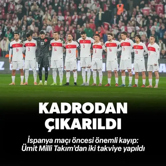 İspanya maçı öncesi önemli kayıp! A Milli Takım kadrosundan çıkarıldı