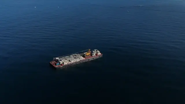 Kocaeli'de karaya oturan gemi kurtarıldı