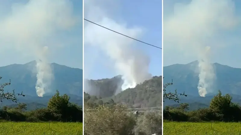 Bölgeye sevk edilen ekipler, alevlere müdahale ediyor.