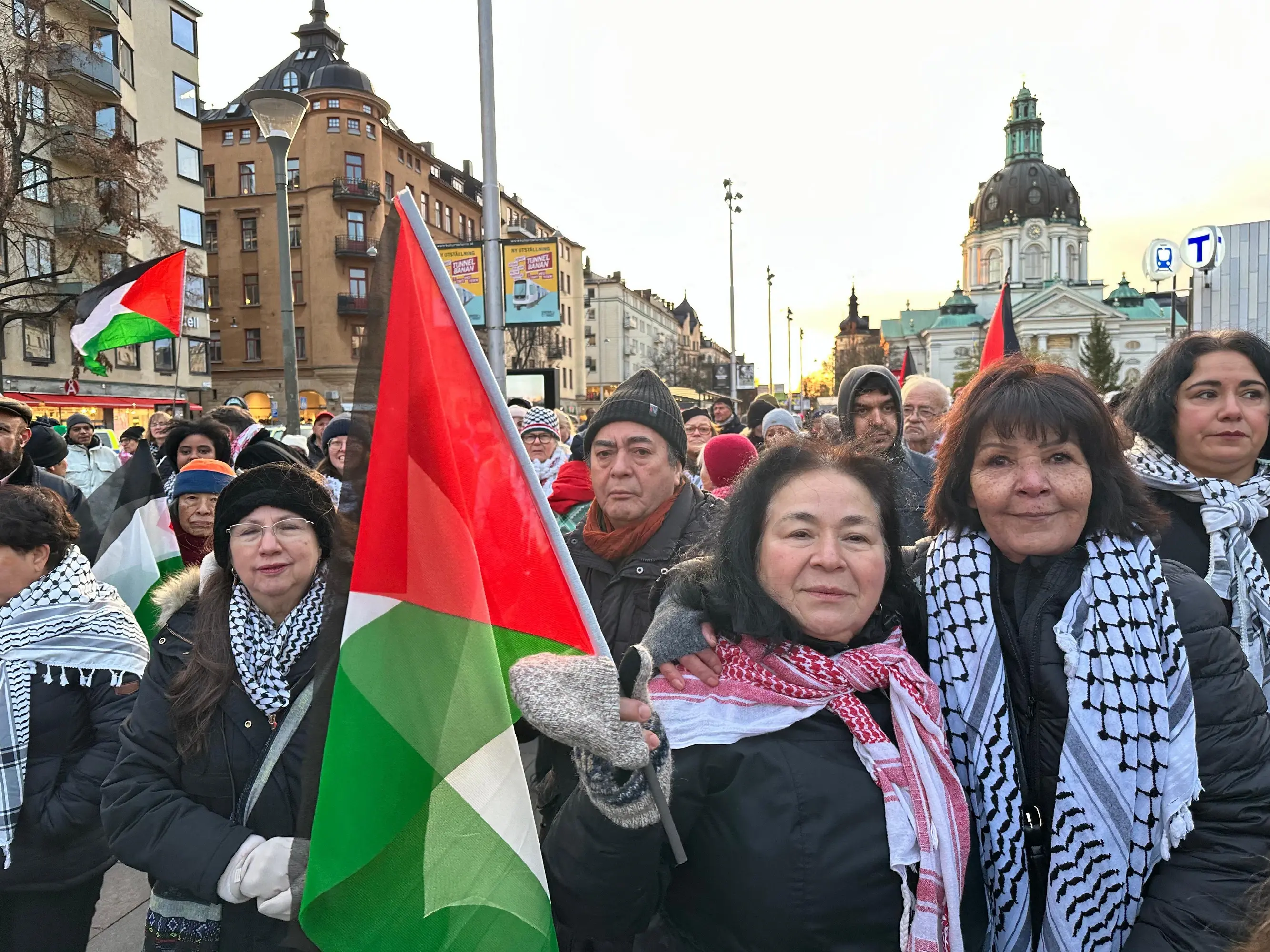 Sweden protest Israeli Gaza campaign and demand arms embargo