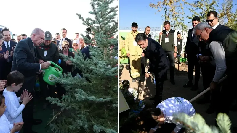 Türkiye’nin 81 il ve 922 ilçesinde toplamda bin 390 noktada Milli Ağaçlandırma Günü etkinliklerinde fidanlar toprakla buluşturuldu.