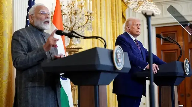 Нарендра Моди и Дональд Трамп.