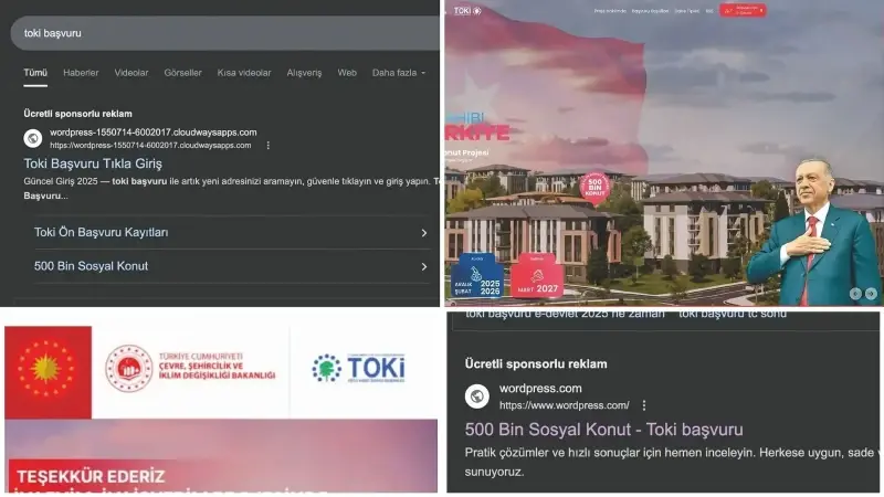 Google üzerinden sponsorlu dolandırıcılık