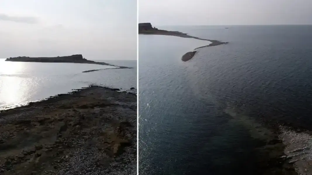 Van Lake Recedes, Revealing Ancient Road and Raising Safety Concerns in Türkiye