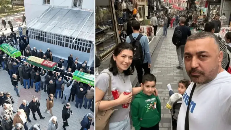 Fatih'te iki çocuk ile annelerinin ardından baba da hayatını kaybetti.