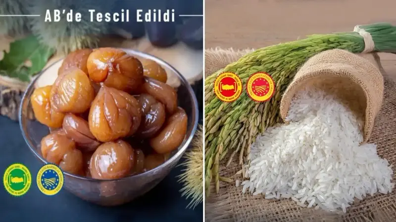 İpsala Pirinci ve Bursa Kestane Şekeri AB’de tescillendi
