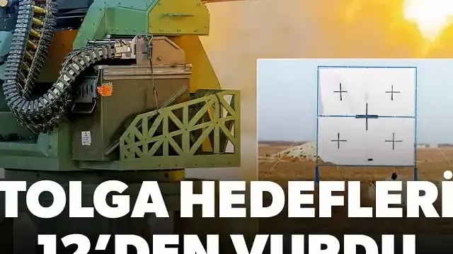 Tolga hedefleri 12’den vurdu