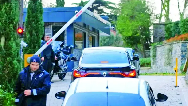 İmamoğlu'nun Rumeli Hisarı'ndaki konutu.