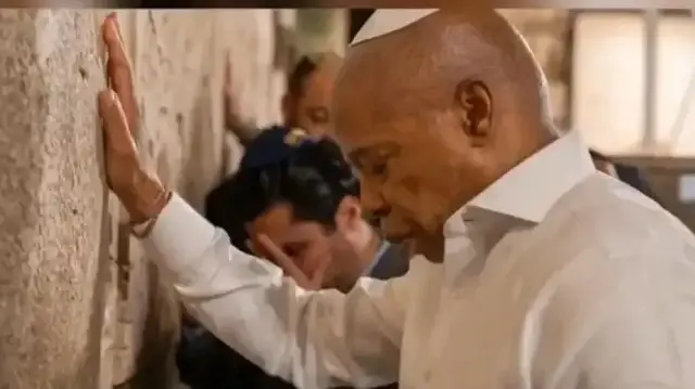 Мэр Нью-Йорка Эрик Адамс в Израиле.