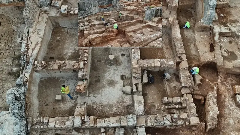 Perre Antik Kenti'nde Roma dönemine ait 1500 yıllık yaşam alanı ortaya çıktı