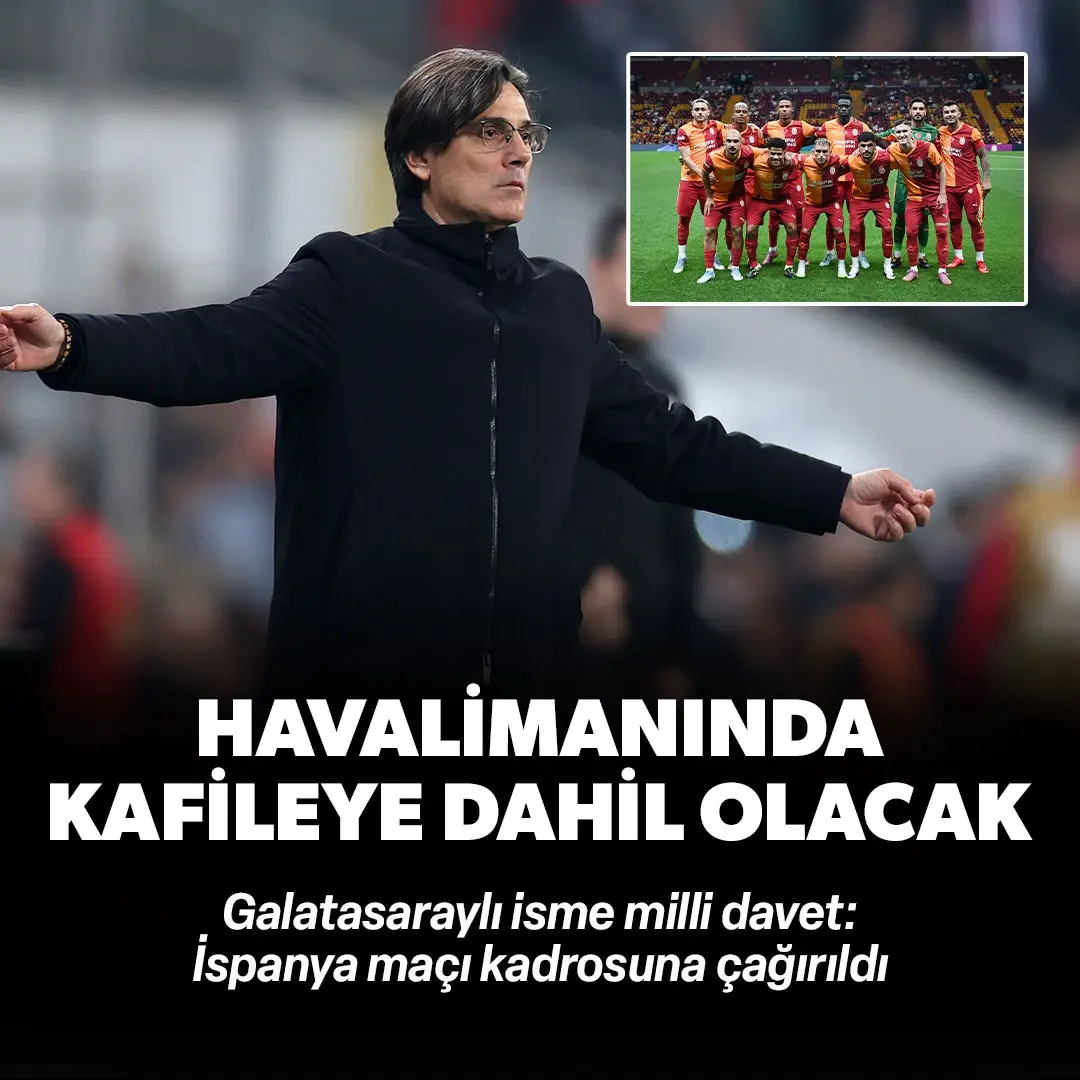 Galatasaraylı isim A Milli Takım'a davet edildi! Kafileye havalimanında dahil olacak