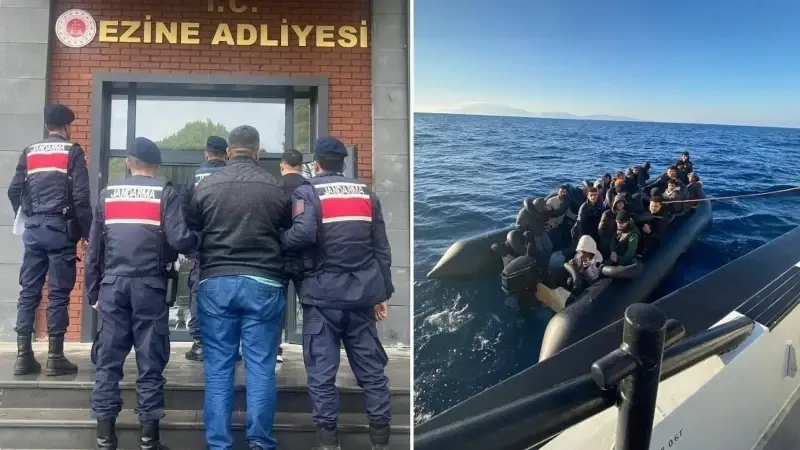 Çanakkale’de göçmen kaçakçılığı operasyonu